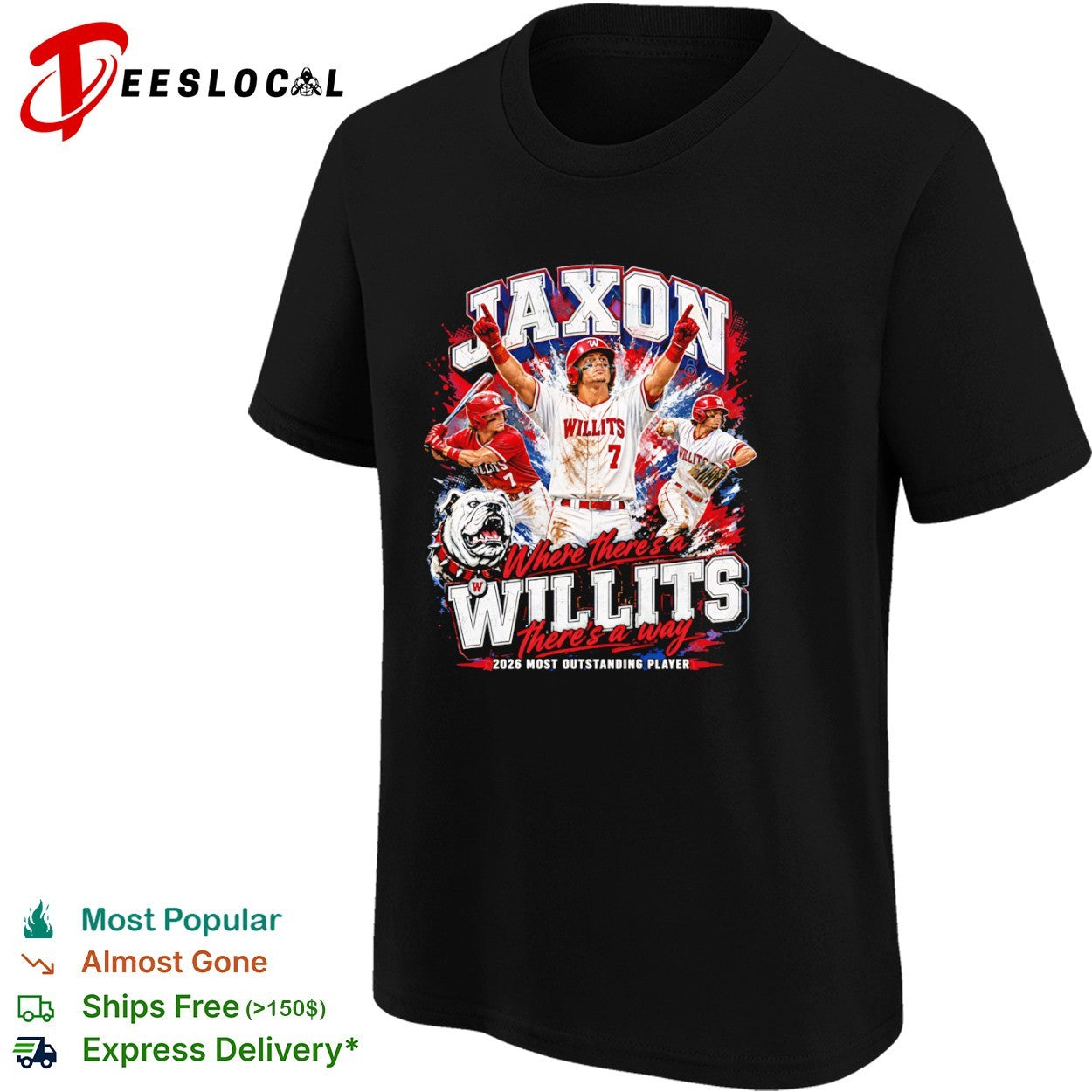 Jaxon Willits Where theres a Willits theres a way 2026 Most Outstanding Player shirt