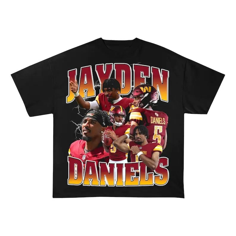Jayden Daniels Shirt Vintage 90s | Vintage Tee Graphic T-Shirt Sweatshirt Hoodie | Sport Tee - Gift For Fan | CiraTrend.com