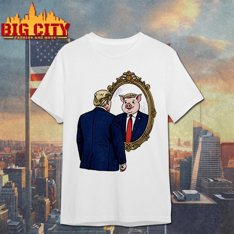 Jb Pritzker Wearing Quiet Piggy Trump Shirt