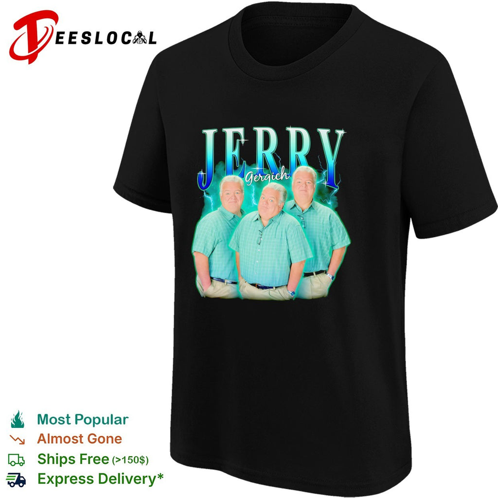 Jerry Gergich Parks and Recreation 90s Vintage Style Aesthetic Shirt