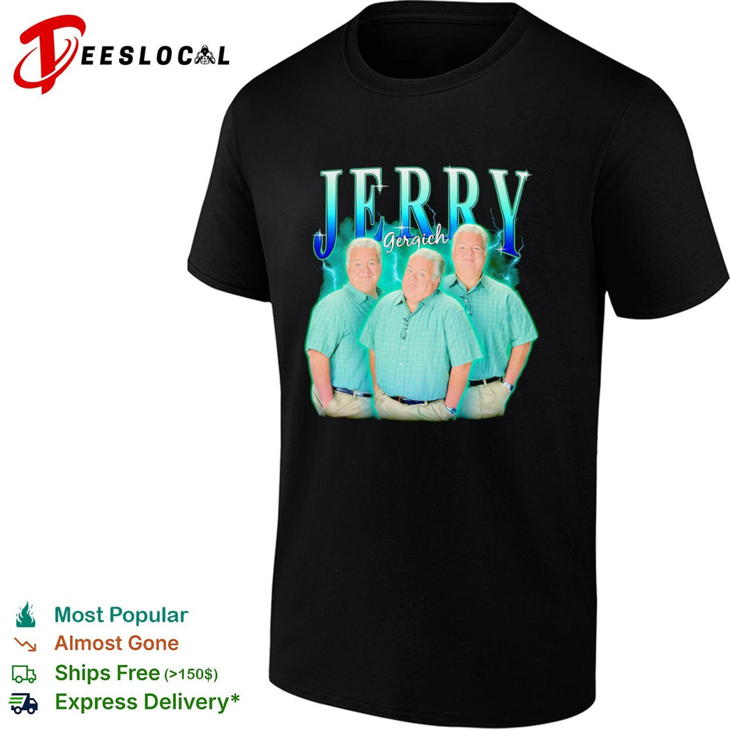 Jerry Gergich Parks and Recreation 90s Vintage Style Aesthetic Shirt