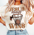 Jesus Always Wins Unisex Shirt, Christian Basketball , Jesus Basketball Motivational Unisex Shirt, Inspirational Bible...