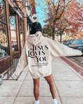 Jesus Loves You Hoodie, Christian Sweatshirt For Women, Bible Verse Shirt, Jesus Christ Gifts, Christian Gifts, Religious...