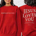 Jesus Loves You Tees, Christian Shirt, Christian Merch, Christian Sweater, Jesus Shirt,Bible Verse Shirt, Trendy...