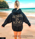 Jesus is King Jesus Hoodie Jesus is King Shirt Love Like Jesus Christian Hoodie Jesus Loves You Cotton Polyester Sweatshirt