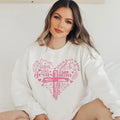 Jesus is Love, Word Heart Cross Valentine's day Sweatshirt File for shirt, Cutting Machine, Silhouette Cameo, Cricut,...