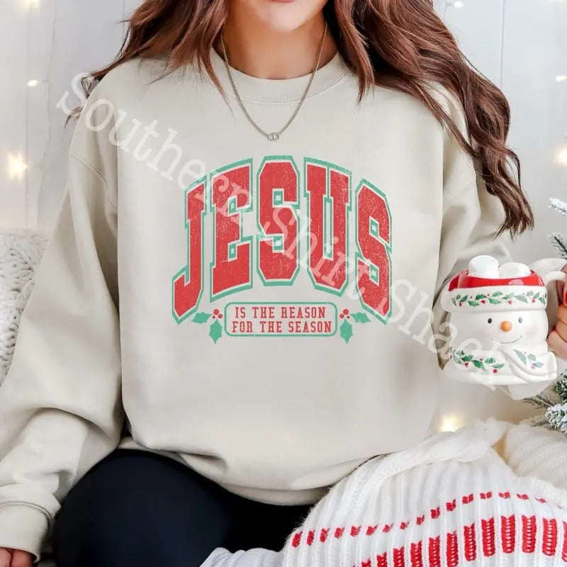 Jesus is the Reason Sweatshirt | Christmas Sweatshirt
