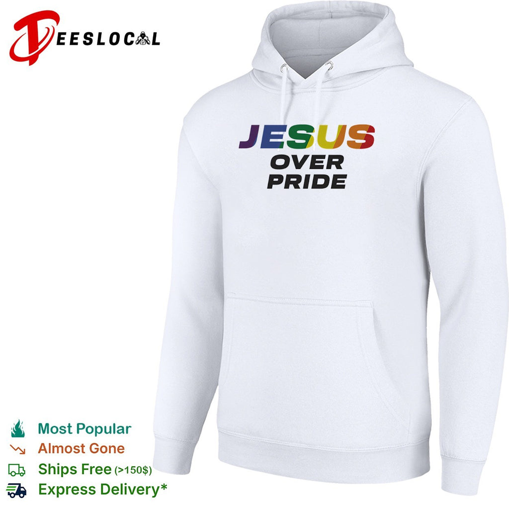 Jesus over pride rainbow shirt