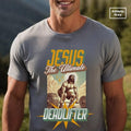 Jesus the Ultimate Deadlifter Unisex Christian Workout Shirt Funny Gym T-Shirt Jesus Lifting Gym Shirt Jesus TShirt...