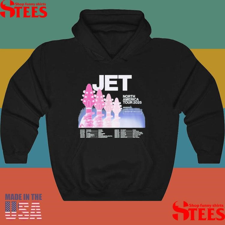 Jet North America Tour 2025 Dates T-shirt