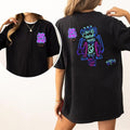 Ji.nx 2 Sided Cute Monkey T-Shirt Sweatshirt, Comfort Colors, Womenswear, Hoodie, Sweatshirt, Hoodie, Tops | CiraTrend.com