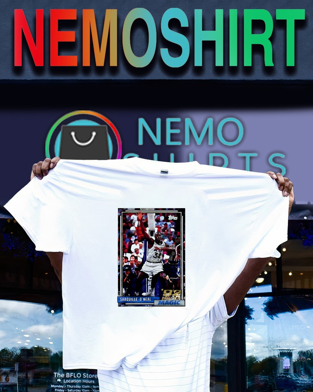 Shaquille O’Neal Orlando Magic basketball legendary shirt