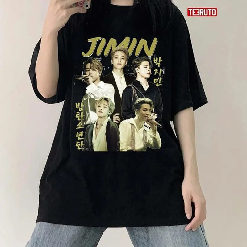 Jimin Kpop Bts Bangtan T-Shirt Unisex Full Size Hoodie, Sweatshirt | CiraTrend.com
