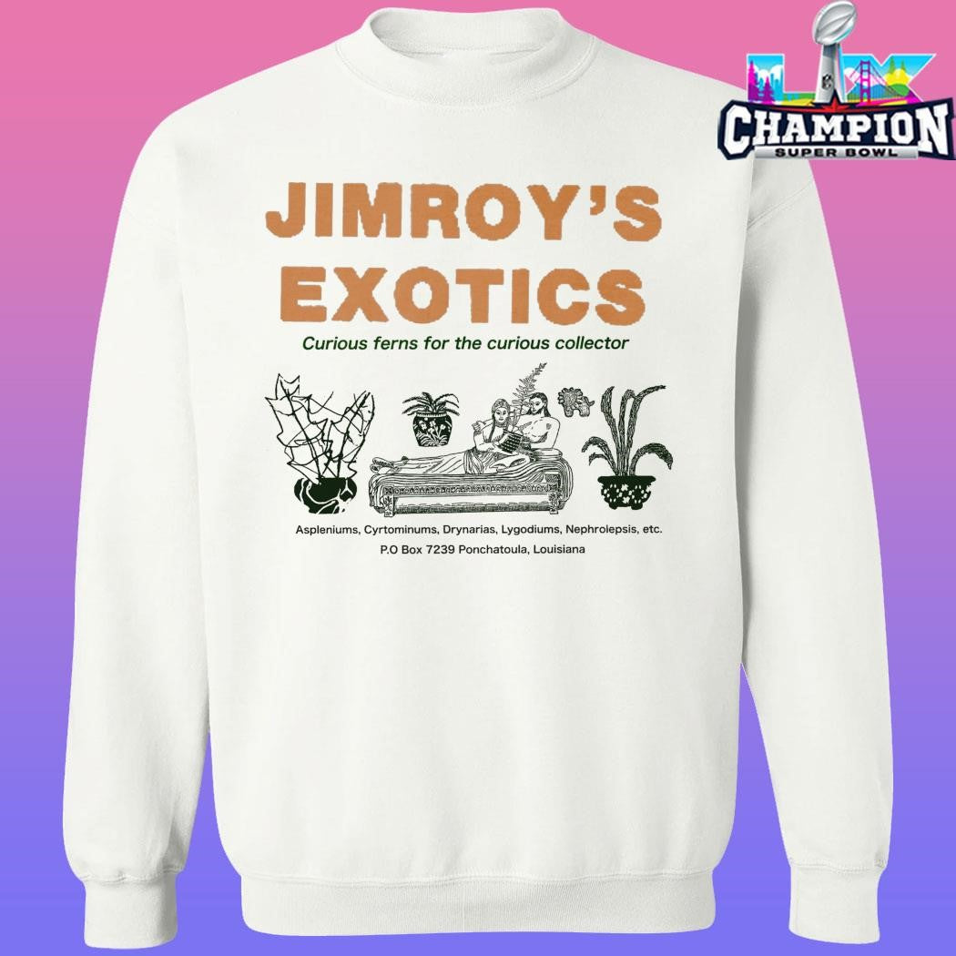 Jimroy’s Exotics Curious Ferns For The Curious Collector Shirt