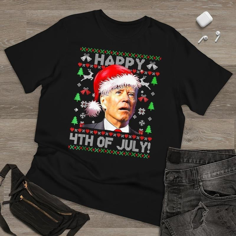 Joe Biden Christmas T-shirt, Gift for Christmas, All Size Hoodie, Sweatshirt | CiraTrend.com