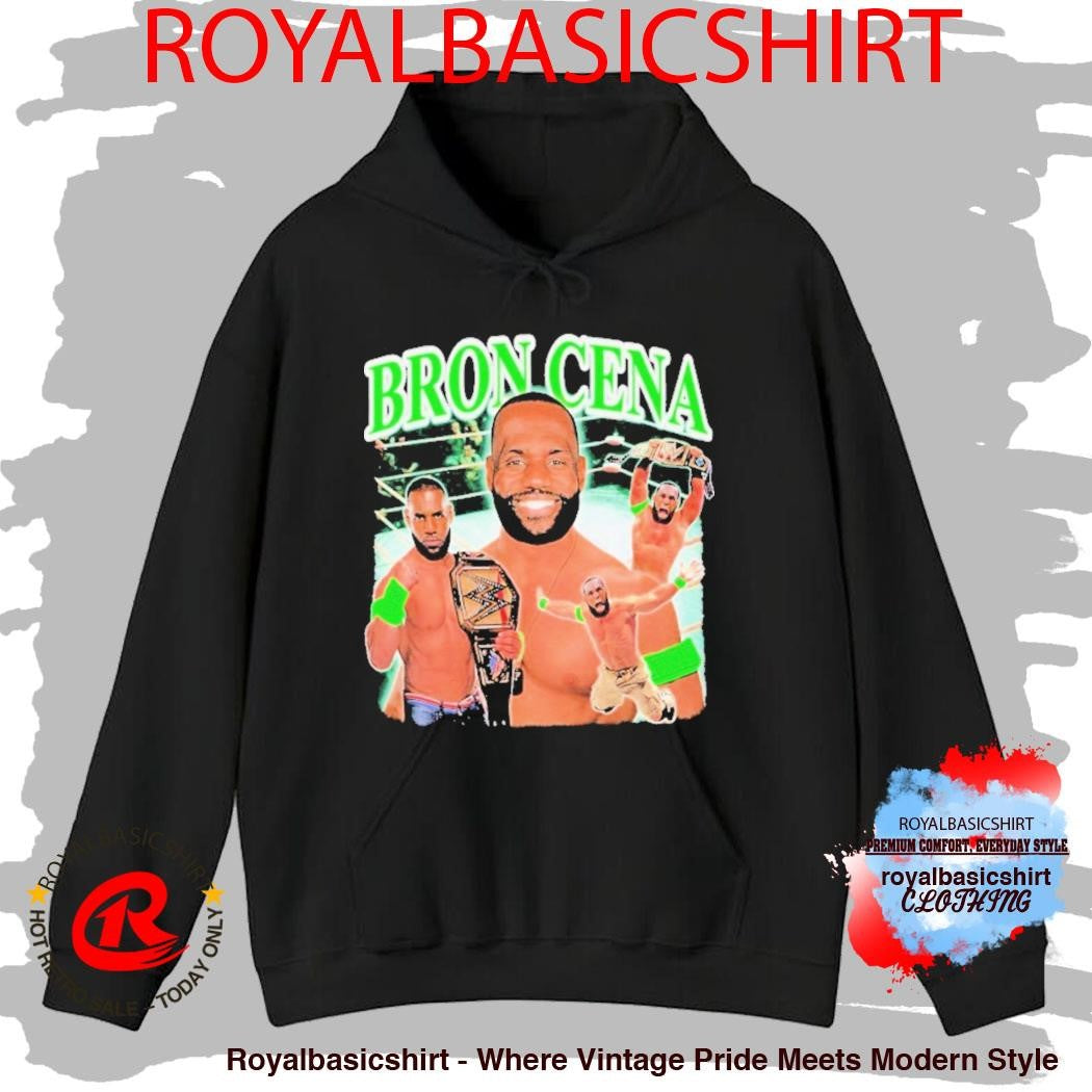 John Cena X Lebron James Bron Cena WWE Shirt