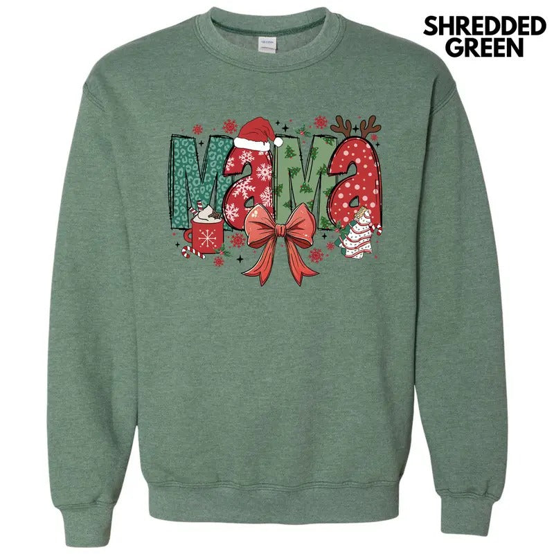 Jolly Season Mama Sweatshirt 'NLB' T-Shirts, Hoodie | CiraTrend.com
