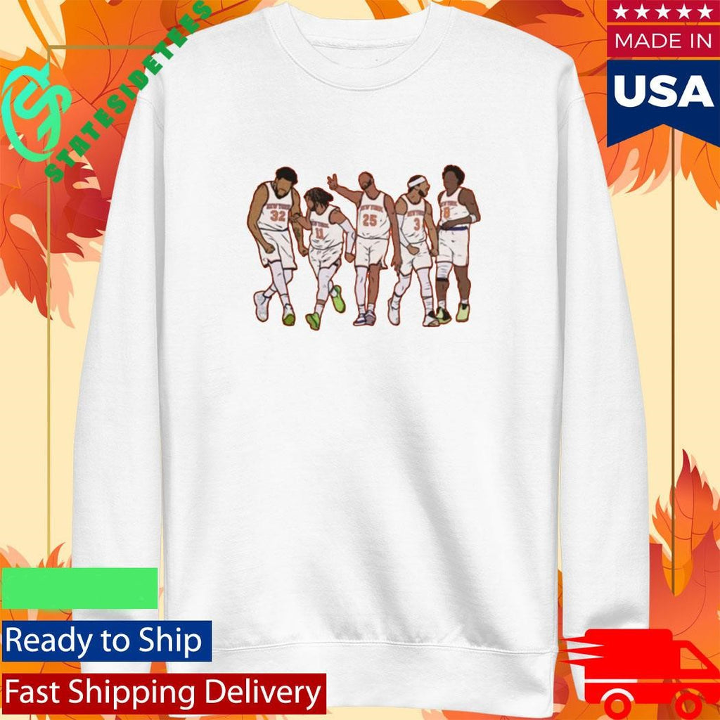 Jon Stewart with KAT Brunson Mikal Hart & OG Shirt