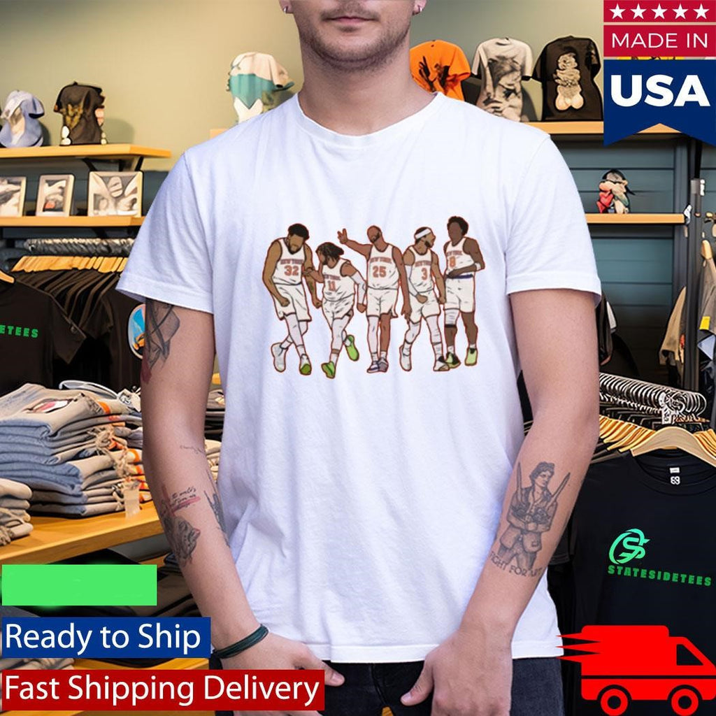 Jon Stewart with KAT Brunson Mikal Hart & OG Shirt