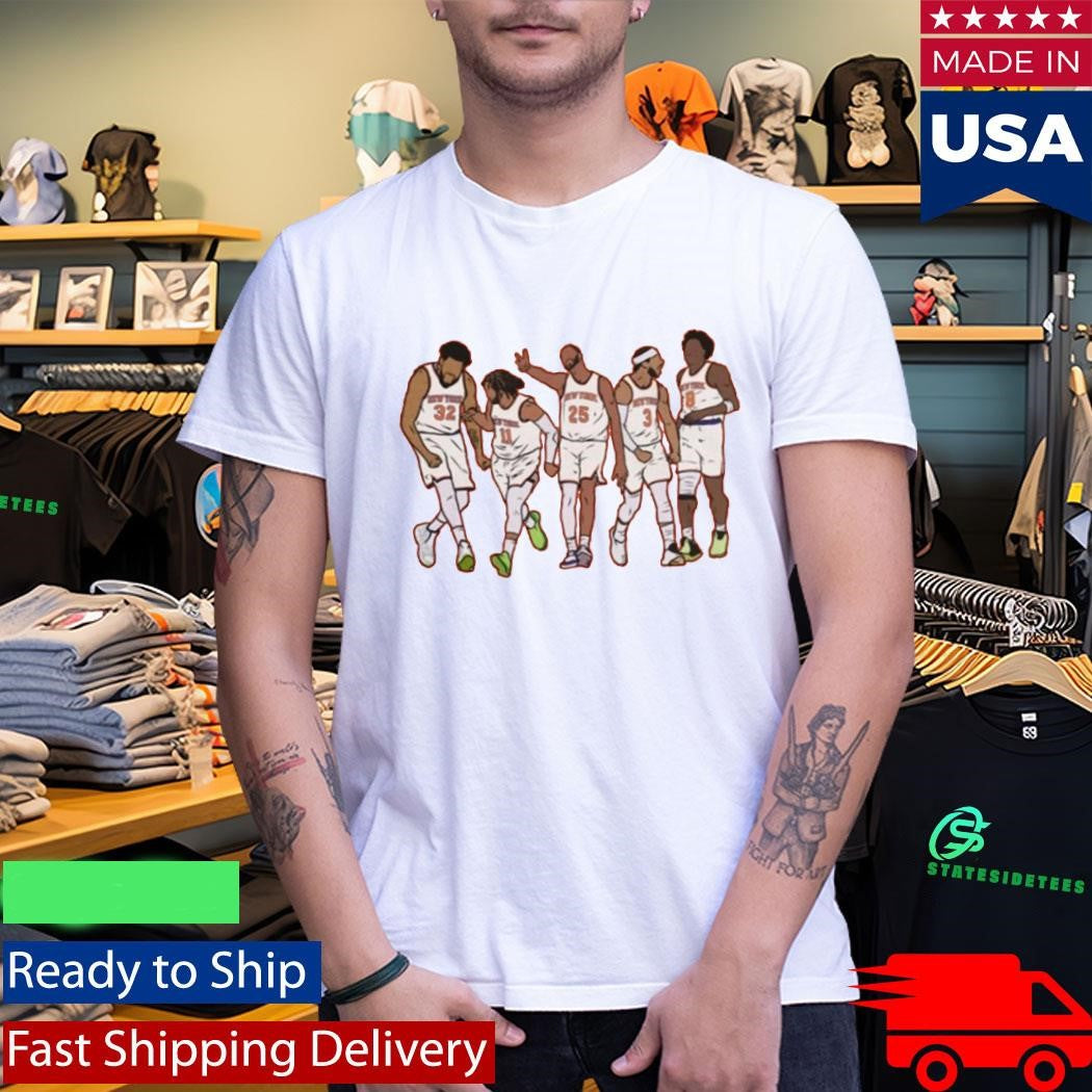 Jon Stewart with KAT Brunson Mikal Hart & OG Shirt