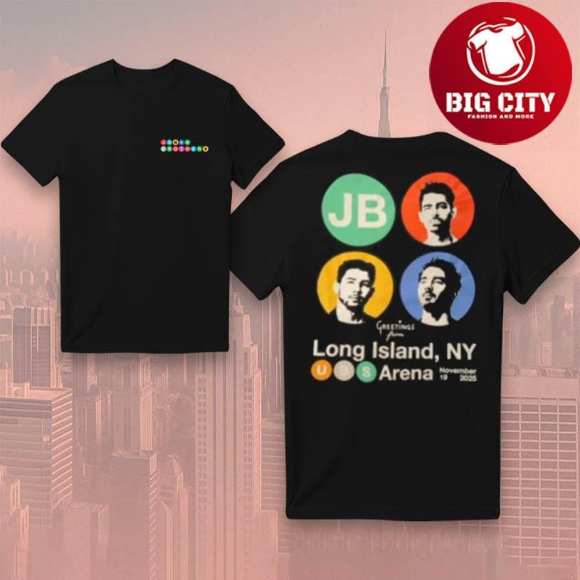 Jonas Brothers UBS Arena Nov 19 2025 Event Two Sided Shirt