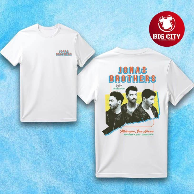 Jonas Brothers Uncasville CT Event 2025 Two Sided Shirt