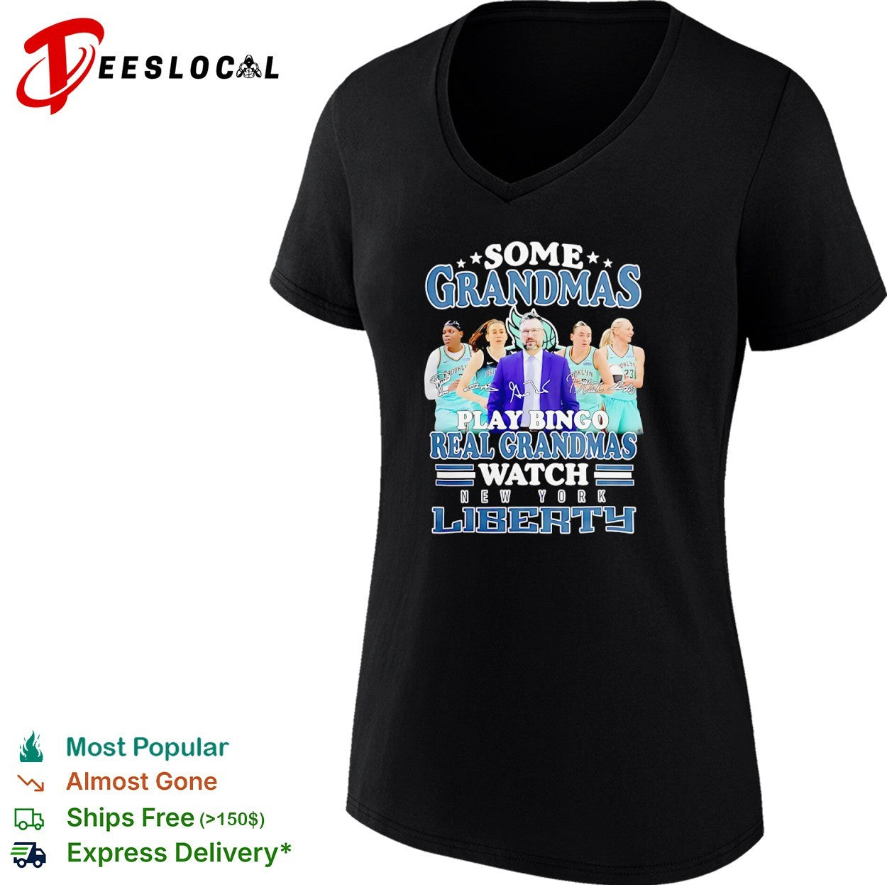 Jonquel Jones Breanna Stewart Sandy Brondello Sabrina Ionescu New York Liberty shirt