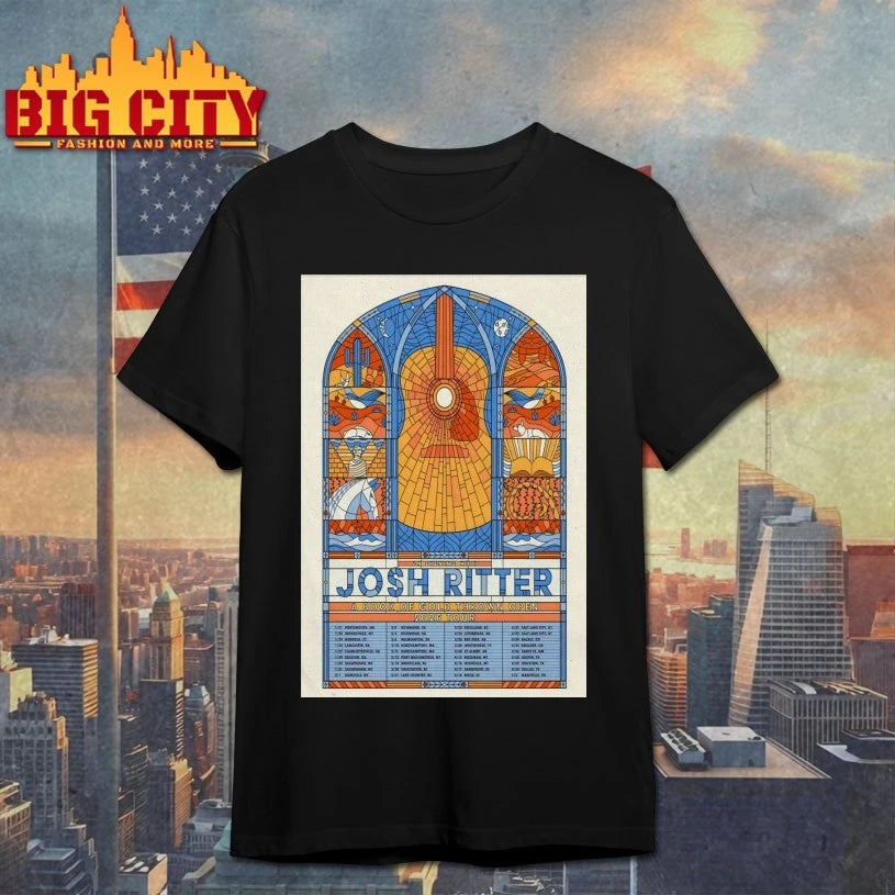 Josh Ritter A Book Of Gold Thrown Open 2026 Concert Poster shirt