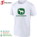 Juan’s Deere Tractor Farmer Donkey logo shirt