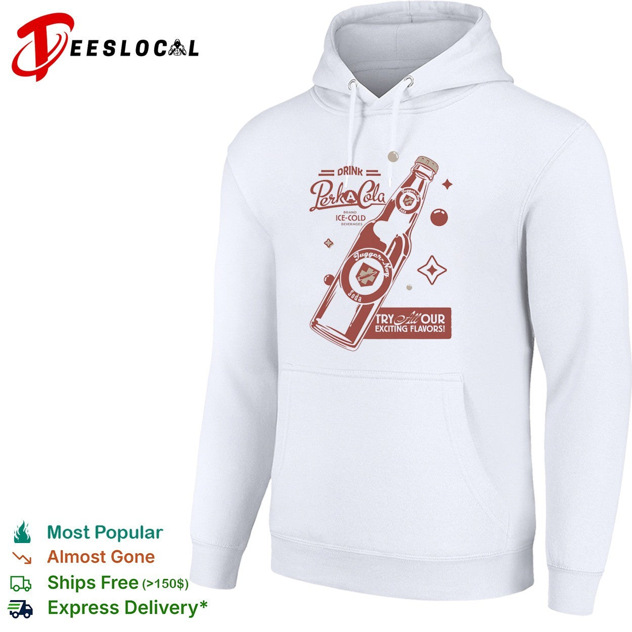 Jugger Nog Call of Duty Zombies Drink Perk A Cola Brand Ice Cold Beverages shirt