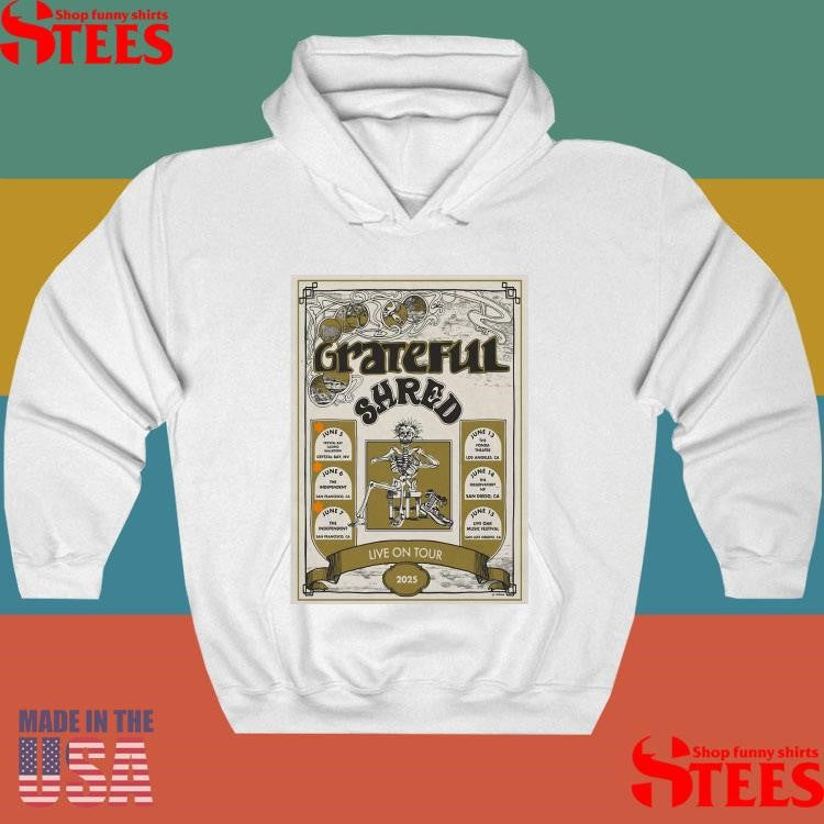 June 14 2025 Grateful Shred San Diego, Ca T-shirt