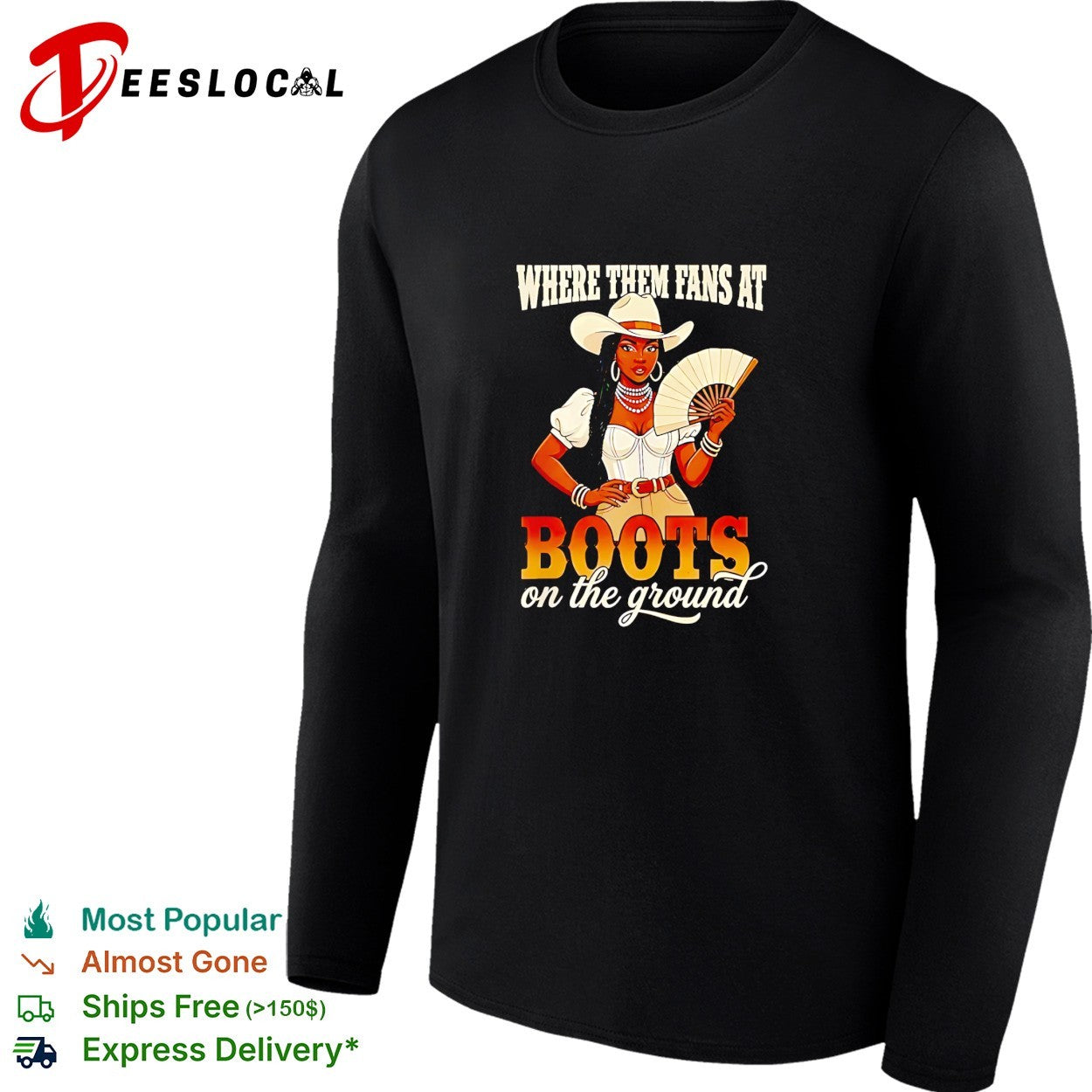 Juneteenth line dance line dancer where them fans at boots shirt