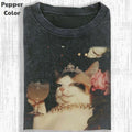 Just A Chill Girl Vintage Graphic Tee, Elegant Cat T-Shirt, Cat Kitten Animal Shirt, Unisex Meme Cringe Funny Shirt,...