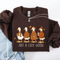 Just A Cozy Goose, Cute, Autumn, Fall, Pumpkin Spice Sweatshirt T-Shirts, Hoodie | CiraTrend.com
