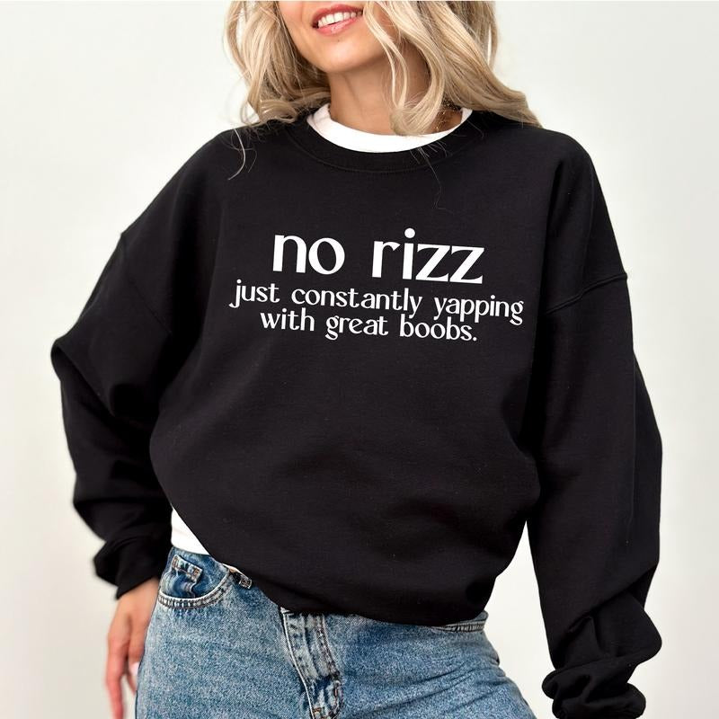 Just Constantly Yapping Sweatshirt, Funny Yapper Women Sweater, Women Apparel, Born To Yap Crewneck, Funny Meme Shirt,...