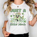 Just a Little Pinch T-shirt, St Pattys Nurse Shirt, Nurse Lucky Shamrock Tee, St. Patrick's Day Nursing Shirt Hoodie,...