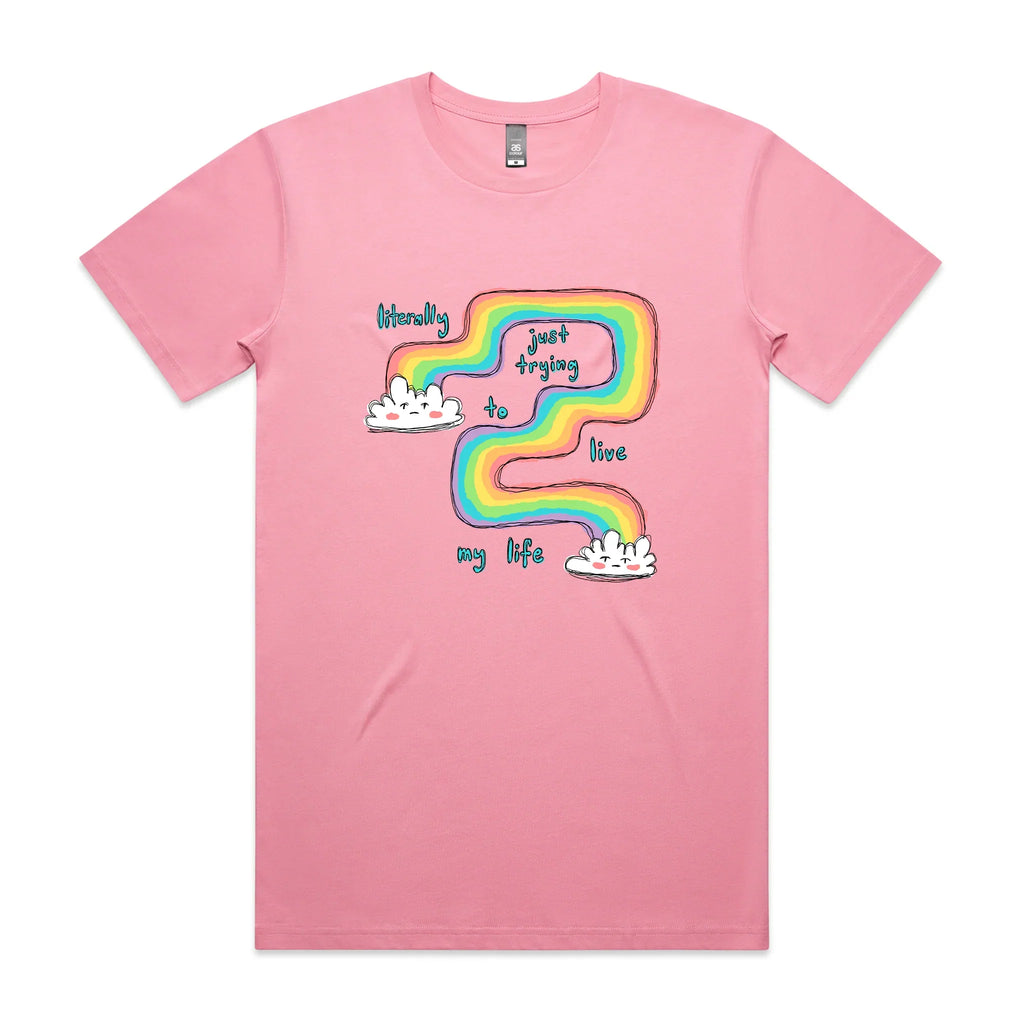 Just Trying To Live Tee Hoodie, Sweatshirt | CiraTrend.com (Image 1)