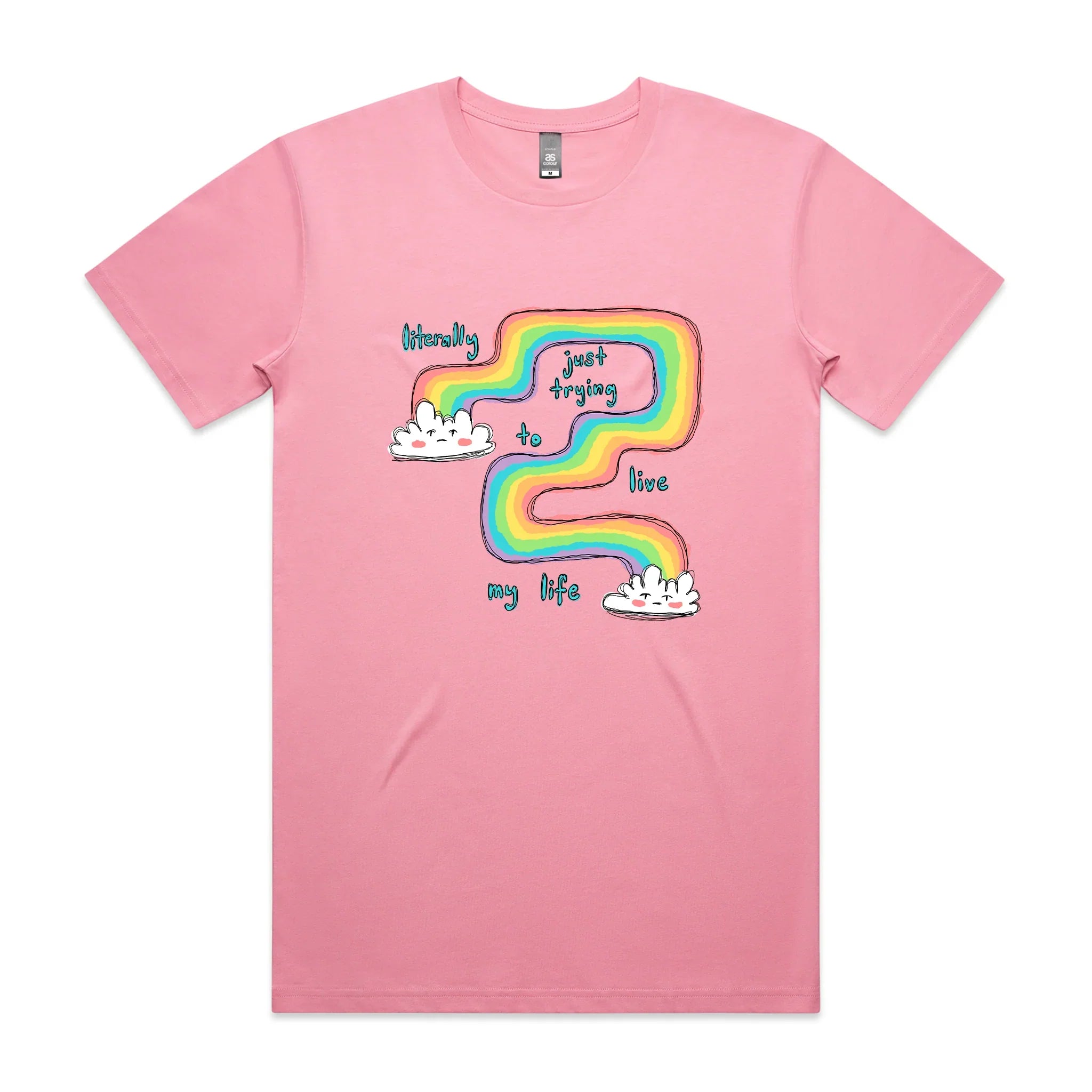 Just Trying To Live Tee Hoodie, Sweatshirt | CiraTrend.com (Image 1)