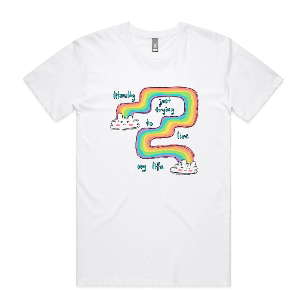 Just Trying To Live Tee Hoodie, Sweatshirt | CiraTrend.com (Image 2)