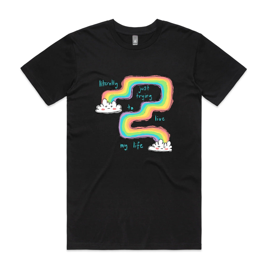 Just Trying To Live Tee Hoodie, Sweatshirt | CiraTrend.com (Image 3)