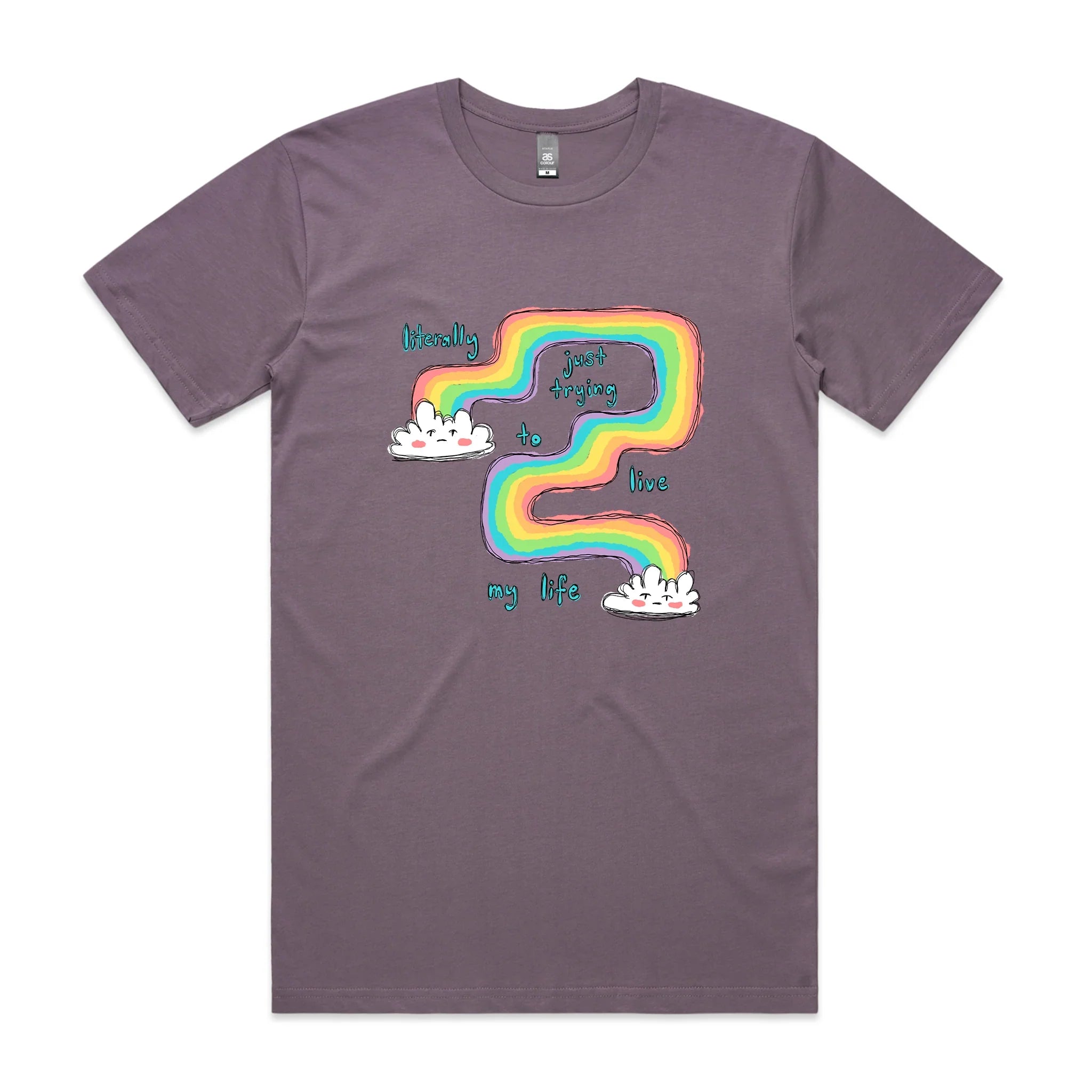 Just Trying To Live Tee Hoodie, Sweatshirt | CiraTrend.com (Image 4)