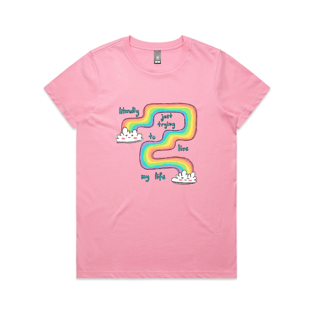 Just Trying To Live Tee Hoodie, Sweatshirt | CiraTrend.com (Image 5)