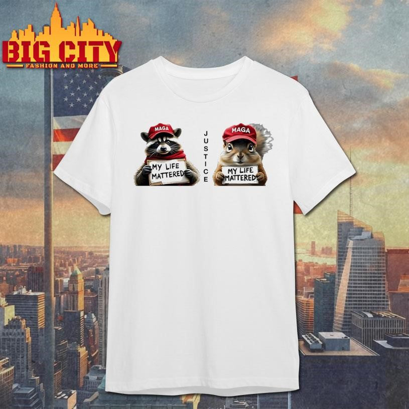 Justice My Life Mattered Squirrel Peanut And Fred Shirt