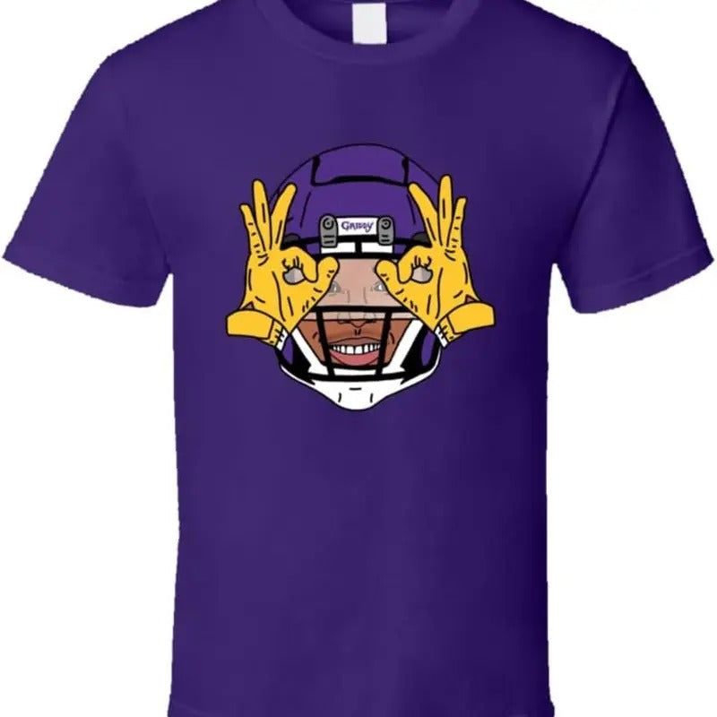 Justin Jefferson Big Head Minnesota Wide Receiver T Shirt Hoodie, Sweatshirt | CiraTrend.com