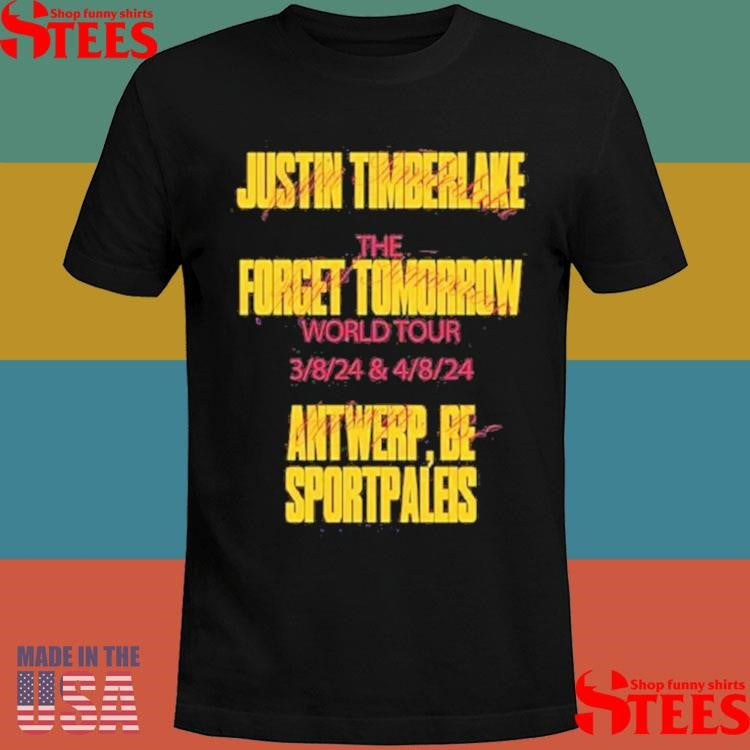 Justin Timberlake Antwerp Tour Event T-shirt