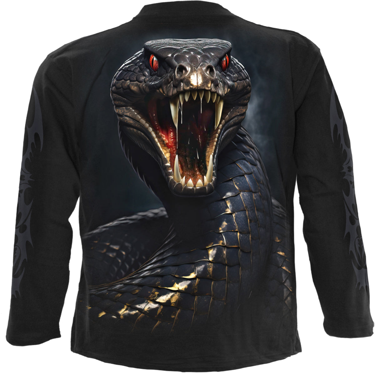 BASILISK - Longsleeve T-Shirt Black Hoodie, Sweatshirt | CiraTrend.com (Image 2)