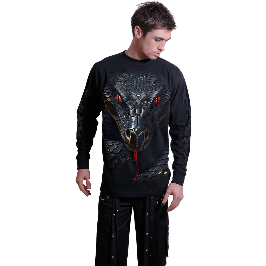 BASILISK - Longsleeve T-Shirt Black Hoodie, Sweatshirt | CiraTrend.com (Image 3)