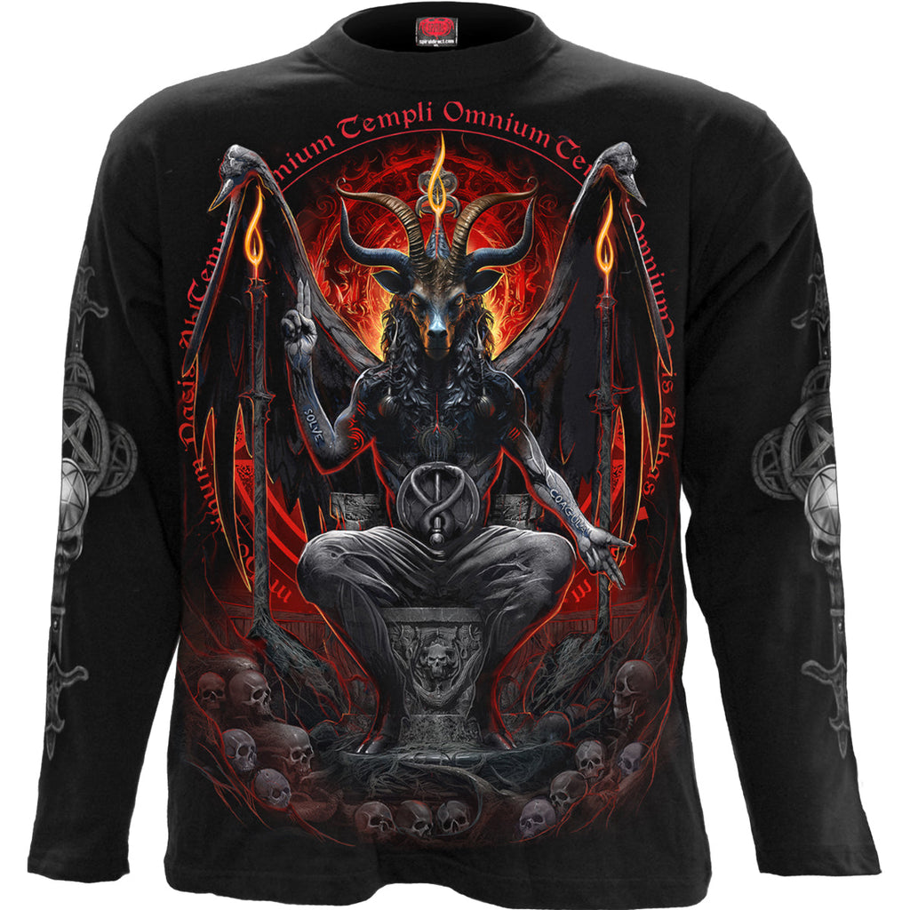BAPHOMET - Longsleeve T-Shirt Black Hoodie, Sweatshirt | CiraTrend.com (Image 1)