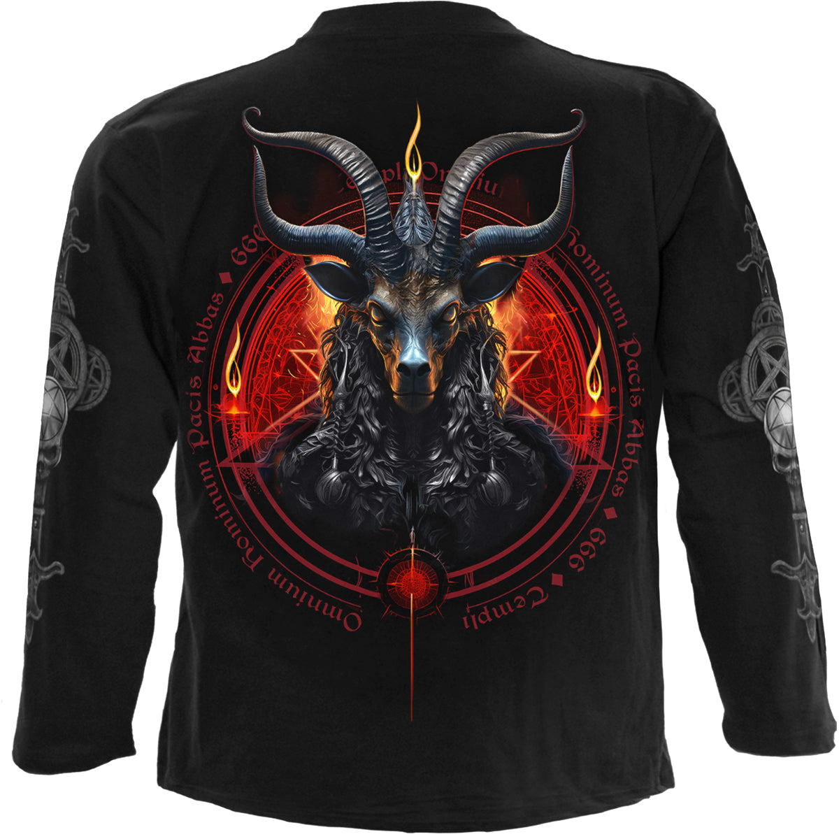 BAPHOMET - Longsleeve T-Shirt Black Hoodie, Sweatshirt | CiraTrend.com (Image 2)