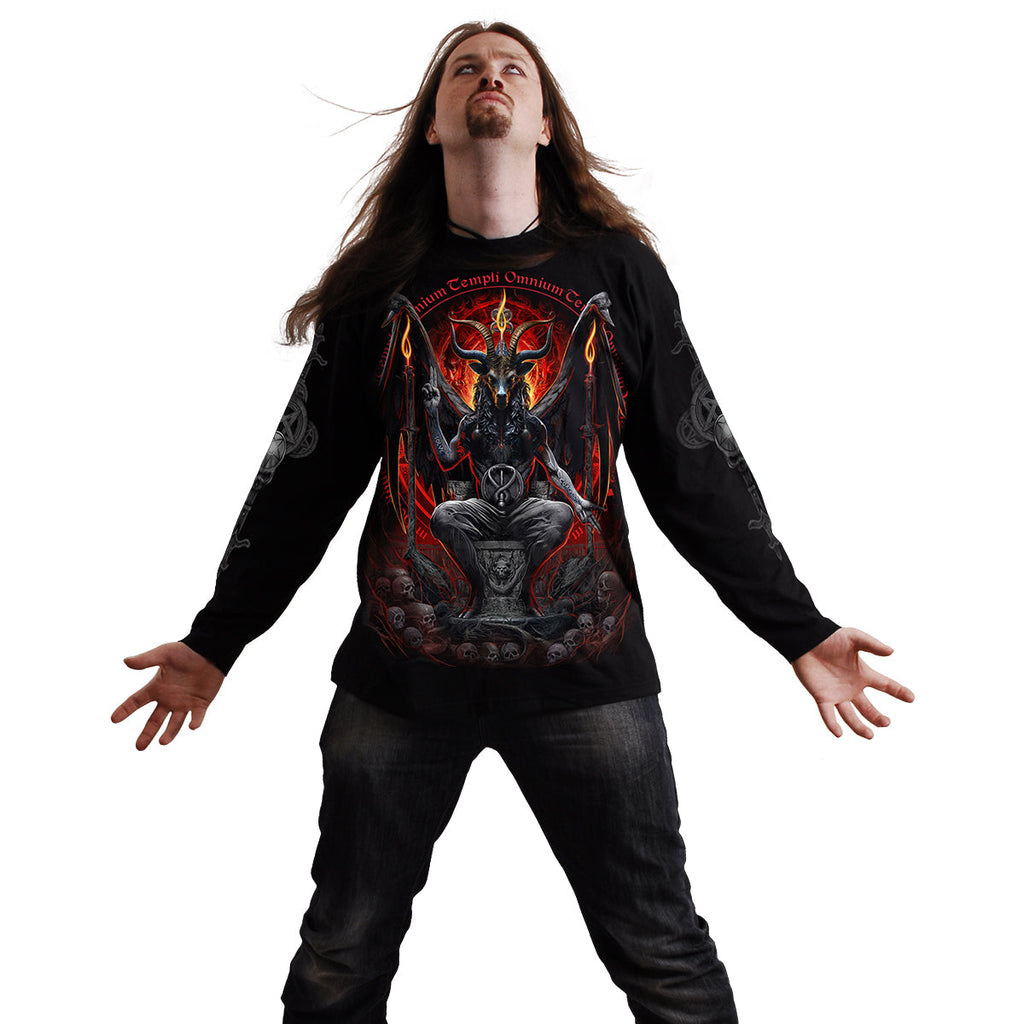 BAPHOMET - Longsleeve T-Shirt Black Hoodie, Sweatshirt | CiraTrend.com (Image 3)